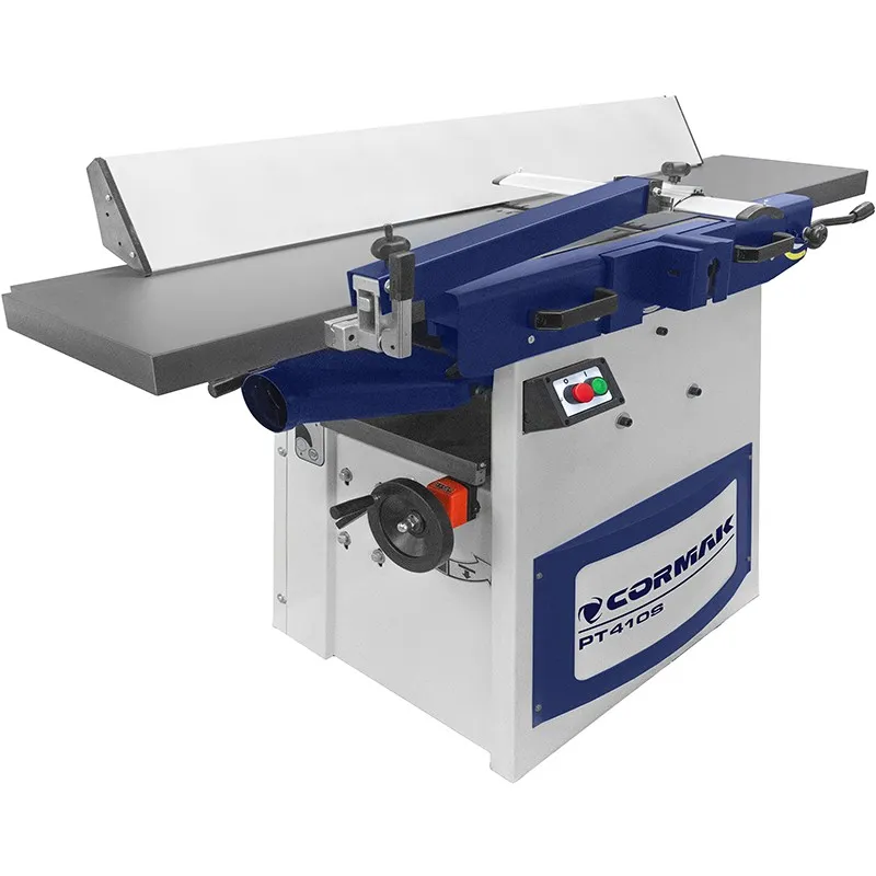 Plaina-calibradora CORMAK PT410S com eixo espiral
