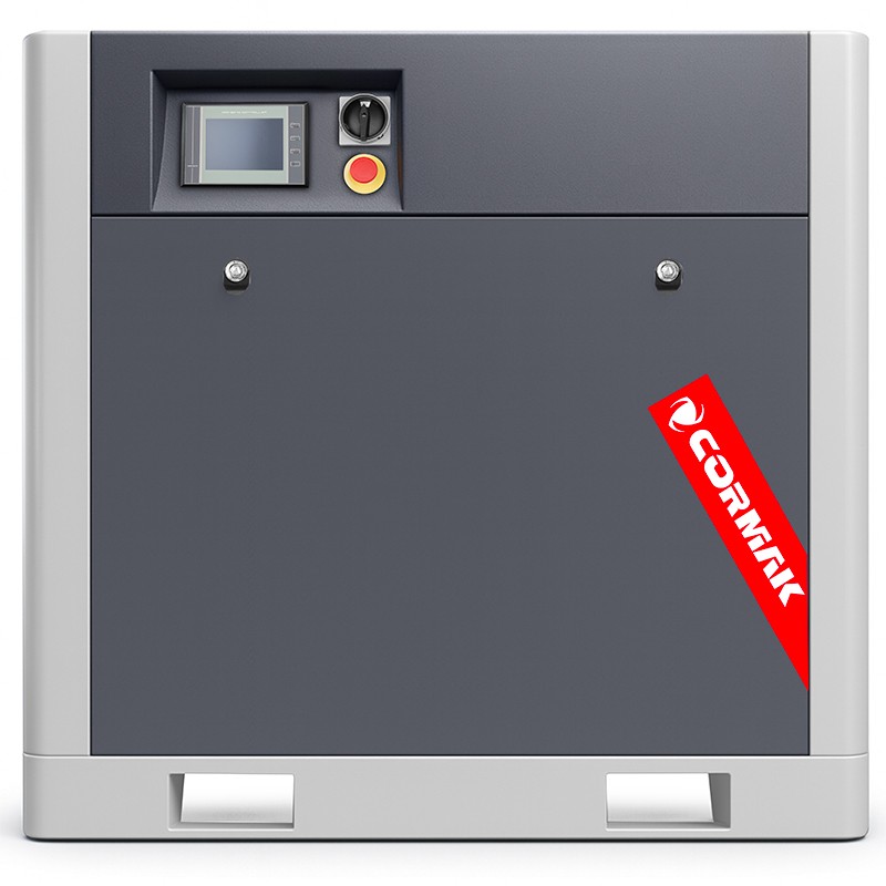 Sprężarka śrubowa z falownikiem LUFT 1500 - 11kW - 1580 L/min. + Osuszacz ziębniczy N20S + Zbiornik ciśnieniowy pionowy 500 L