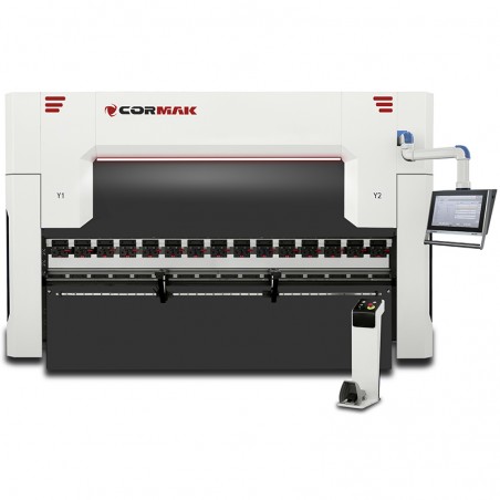 Prensa de dobra hidráulica CORMAK CNC ULTIMATE 4+1 DA-66T, 63 × 2500