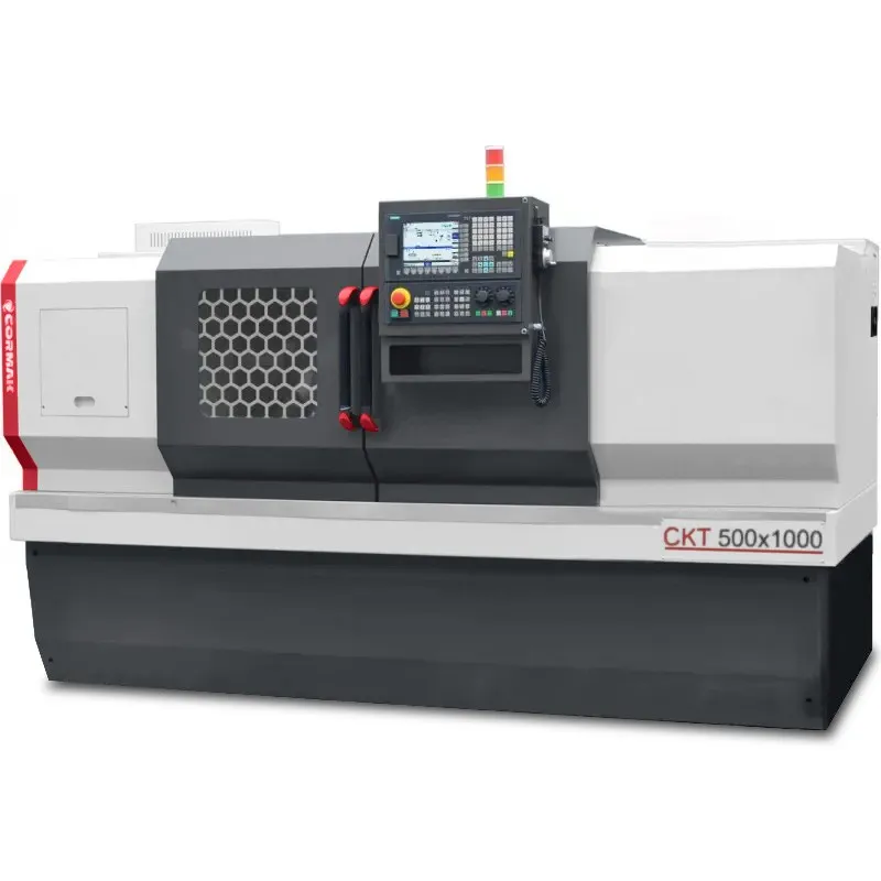 TORNO CNC CORMAK 500X1000 COM MANDRIL HIDRÁULICO E CONTROLO SIEMENS SINUMERIK