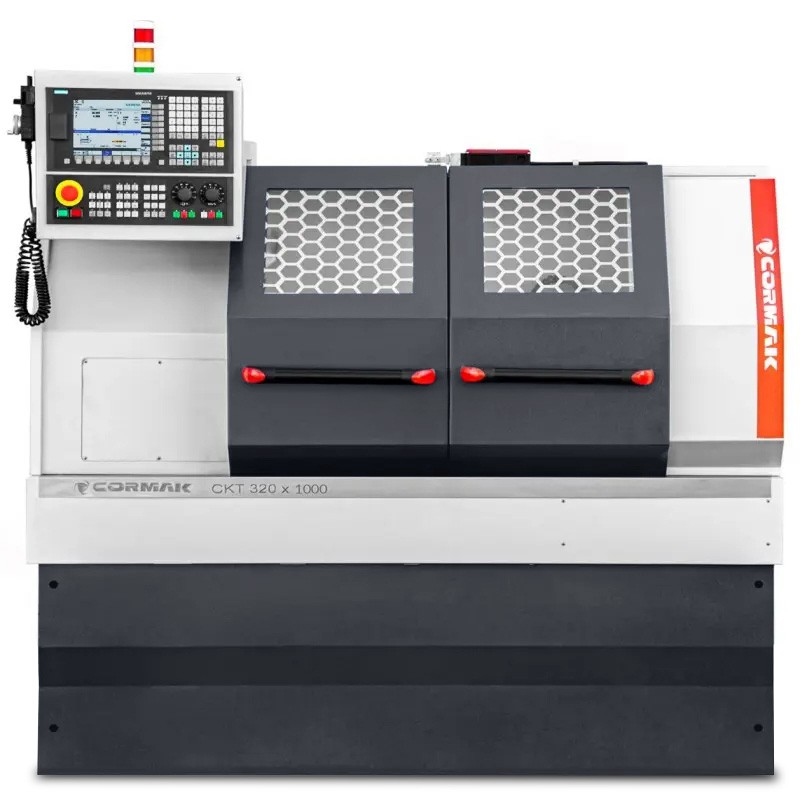 TORNO CNC CORMAK 320x1000 COM MANDRIL MANUAL SIEMENS SINUMERIK