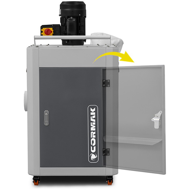 Aspirador para metal e limalhas MDC800 230 V com mangueiras