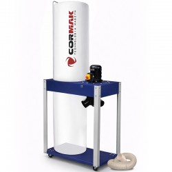 Sistema de aspiração para serradura, aparas e pó CORMAK FM340 400 V + mangueira antiestática de 3 m