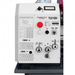 Torno universal convencional CORMAK 310 x 900 230 V com base + lâminas + espigão rotativo