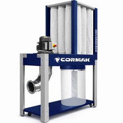 Aspirador industrial para poeiras e aparas de madeira CORMAK DCV4500E