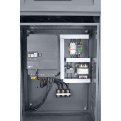 Sprężarka śrubowa z falownikiem THEOR 50 - 37kW - 7000 L/min. + Osuszacz ziębniczy N50S + Zbiornik ciśnieniowy pionowy 2000L