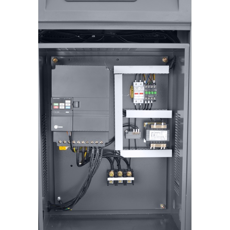 Sprężarka śrubowa z falownikiem THEOR 50 - 37kW - 7000 L/min. + Osuszacz ziębniczy N50S + Zbiornik ciśnieniowy pionowy 2000L