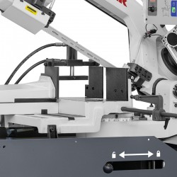 Serra de fita semiautomática para metal CORMAK BS370H