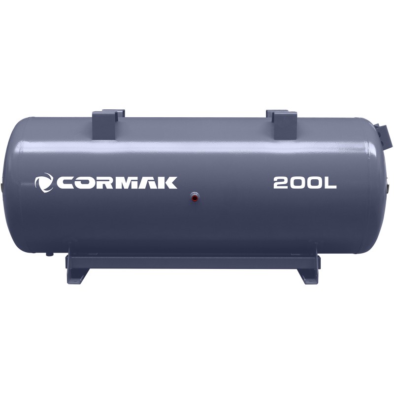 Sprężarka śrubowa na zbiorniku poziomym 200L - LUFT 700 5,5kW 400V - 650 L/min
