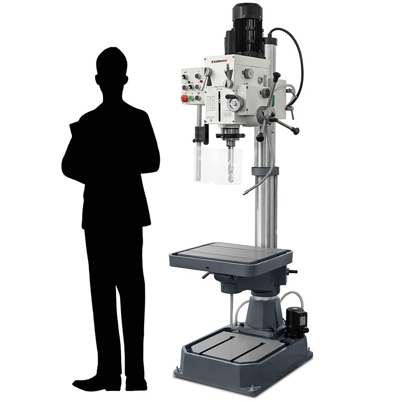 Perfuradora industrial com engrenagem CORMAK ZS-40B com avanço automático