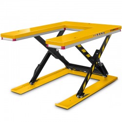 Mesa elevatória tipo tesoura TAU1000 (capacidade de carga de 1000 kg, elevação de 860 mm)