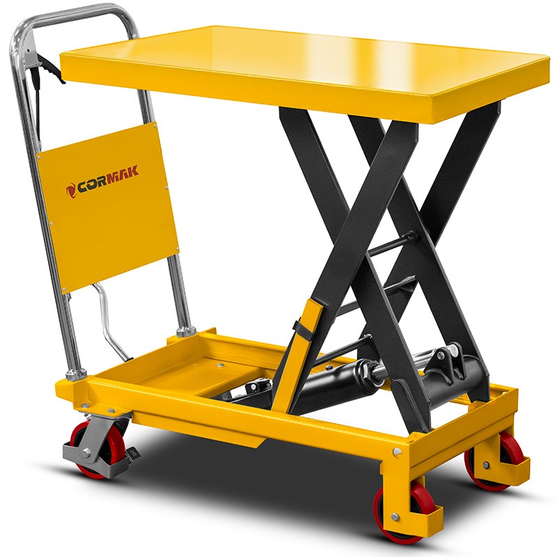Carro elevador de plataforma tipo tesoura TA30 (capacidade de carga de 300 kg, altura de elevação de 900 mm)