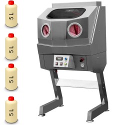 Myjka kabinowa ciśnieniowa ze stali nierdzewnej INOX CORMAK MP180 + 20 litrów płynu roboczego