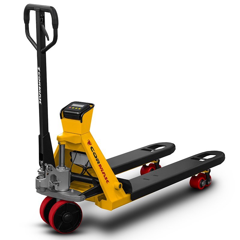 Wózek paletowy z wagą elektroniczną CORMAK SP2500E2 (udźwig 2500kg)