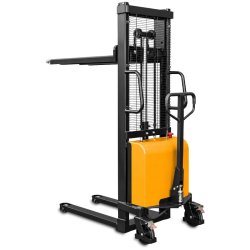 Empilhador de paletes semi-elétrico com mastro B1516 (capacidade de carga de 1500 kg, altura de elevação de 1600 mm)
