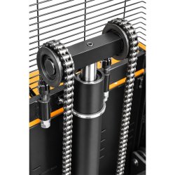 Empilhador de paletes semi-elétrico com mastro B1516 (capacidade de carga de 1500 kg, altura de elevação de 1600 mm)