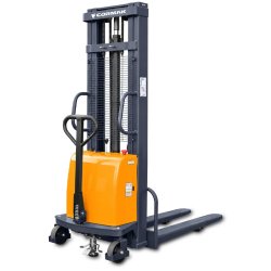 Empilhador de paletes semi-elétrico com mastro B1533 (capacidade de carga de 1500 kg, altura de elevação de 3300 mm)