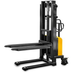 Empilhador de paletes semi-elétrico com mastro B1025 (capacidade de carga de 1000 kg, altura de elevação de 2500 mm)