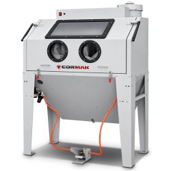 Máquina de jato de areia com cabina de 420 L - abertura superior KDP420 + sistema de exaustão DC15