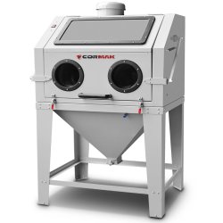 Máquina de jato de areia com cabina de 350 L - abertura superior KDP350TOP + sistema de exaustão DC15