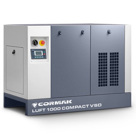 Compressor de parafuso com secador e variador de frequência - LUFT 1000 VSD COMPACT 7,5 kW - 950 l/min