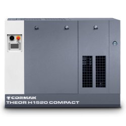 Compressor de alta pressão de parafuso de 15 kW - 20 bar COMPACT com secador para cortadoras a laser de fibra
