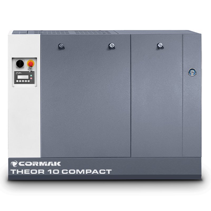 Compressor de parafuso com secador CORMAK THEOR 10 950 L/min. - 7,5 kW - 10 bar