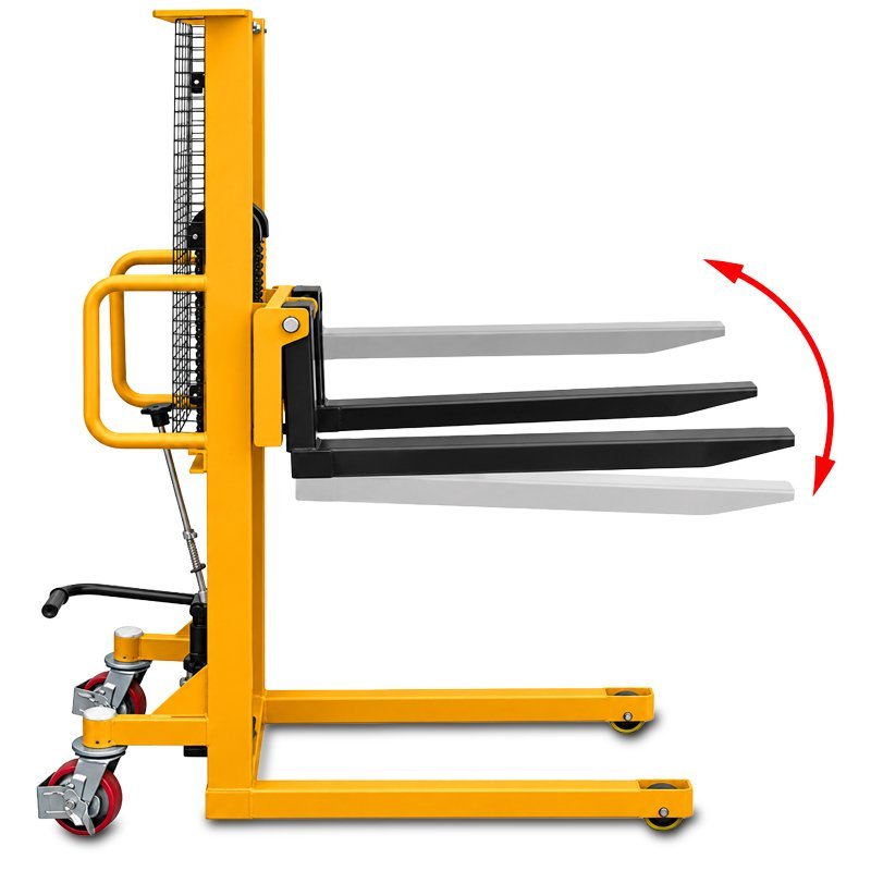Porta-paletes com mastro CORMAK P513 (capacidade de carga de 500 kg, altura de elevação de 1300 mm)