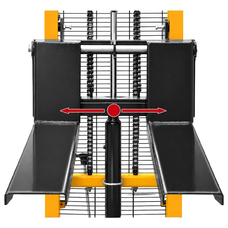 Empilhador de paletes com mastro P716 (capacidade de carga de 700 kg, altura de elevação de 1600 mm)