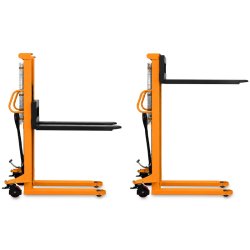 Empilhador manual de mastro WRHS 1610 (capacidade de carga de 1000 kg, altura de elevação de 1600 mm)