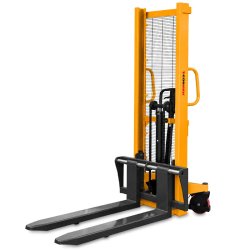 Masztowy wózek paletowy ręczny WRHS 1016 z regulowanymi widłami (udźwig 1000 kg, podnoszenie 1600 mm)