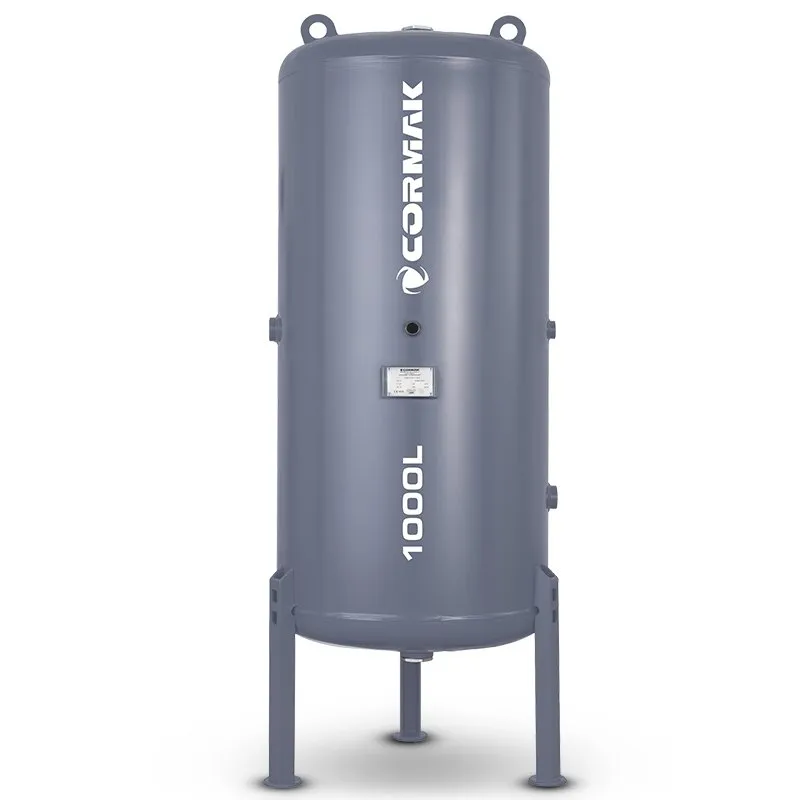 Reservatório vertical de ar comprimido para compressor, 11 bar, 1000 L