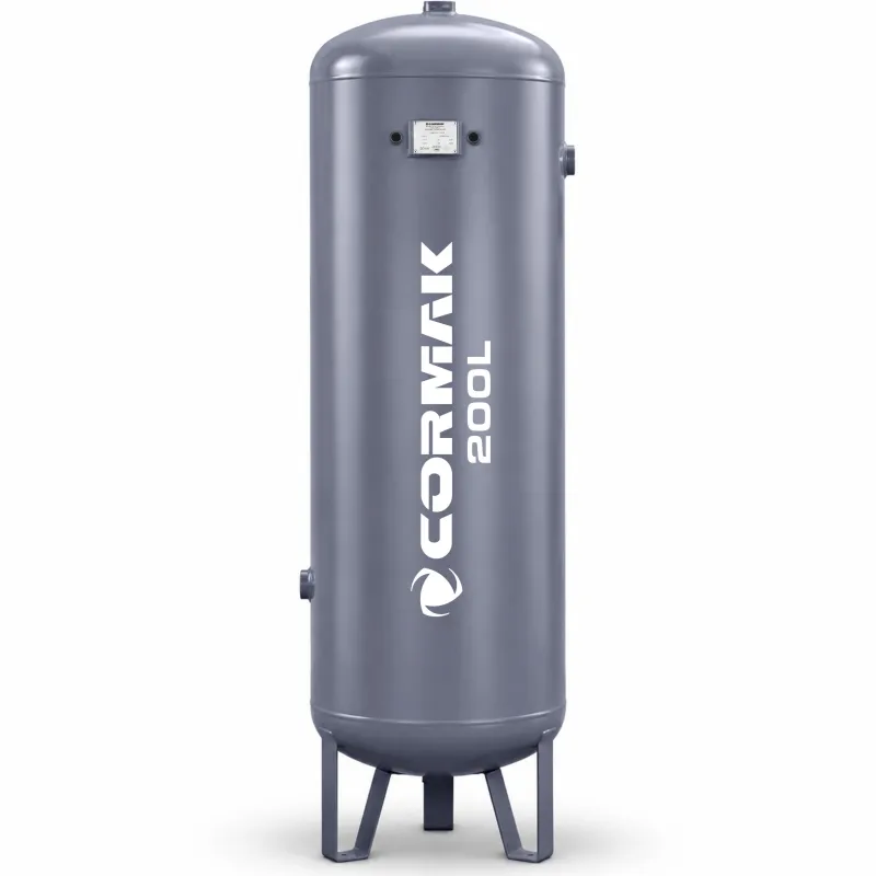 Reservatório vertical de ar comprimido para compressor, 11 bar, 200 L