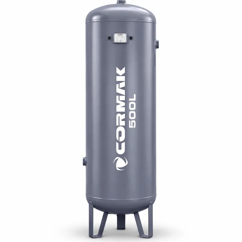 Reservatório vertical de ar comprimido para compressor, 20 bar, 500 L