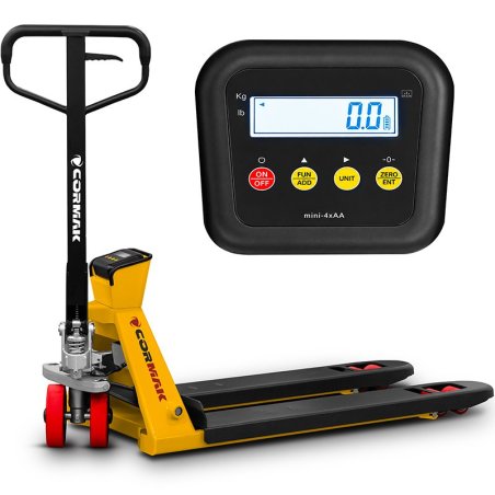 Wózek paletowy z wagą elektroniczną CORMAK SP2500E2 (udźwig 2500kg)