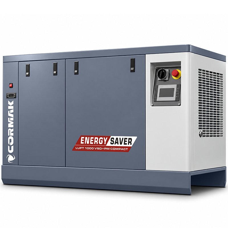 Compressor de parafuso com secador - LUFT 1000 VSD+PM COMPACT 7,5 kW - 950 l/min