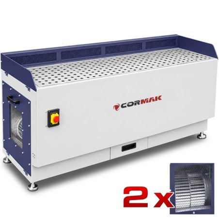 Mesa de lixagem com exaustão DT1500M para metal