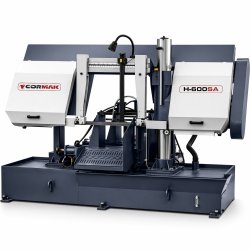 Cópia de Cortadora automática de fita em coluna, serra de fita para metal CORMAK H500SA