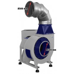 Aspirador industrial para aparas e serradura Vibra Motor DCV26100 m³/h