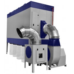 Aspirador industrial para aparas e serradura Vibra Motor DCV26100 m³/h