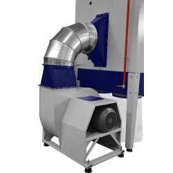 Aspirador industrial para aparas e serradura Vibra Motor DCV47850 m³/h PREMIUM 60 HP
