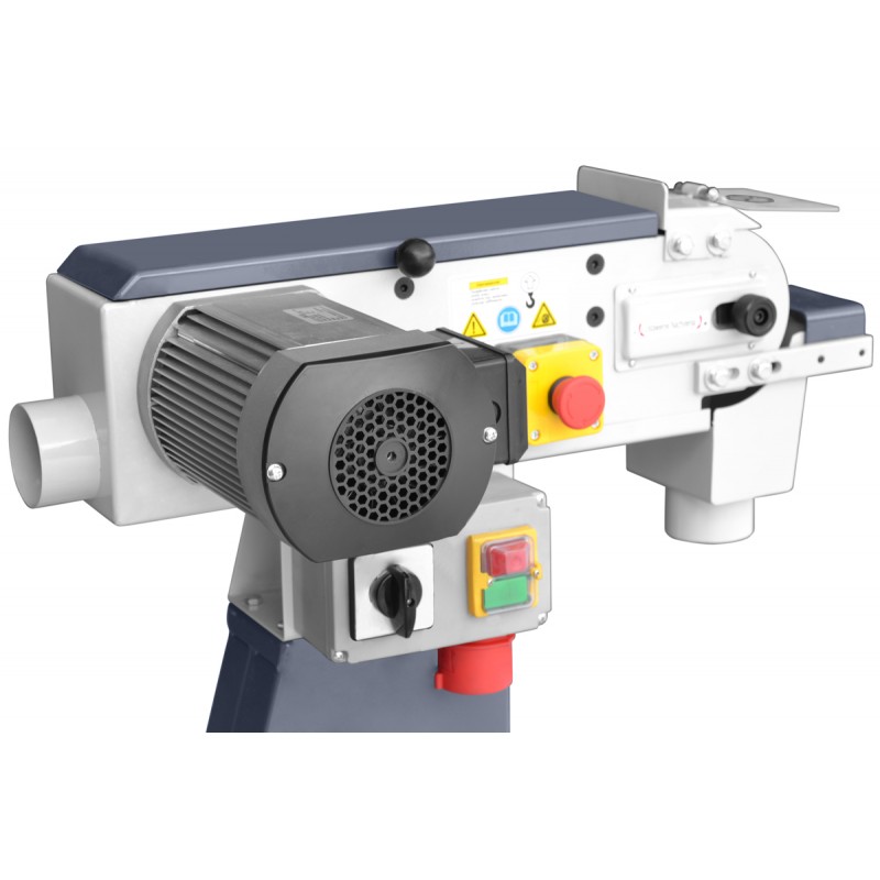 Lixadeira de fita para metal CORMAK SM100 com base - 2 velocidades
