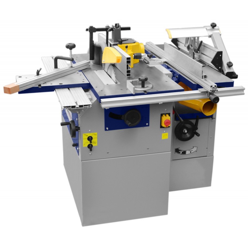 Máquina multifuncional CORMAK CM250 4 em 1: serra, plaina, espessadora e fresadora, 400 V