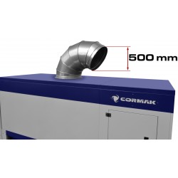 Aspirador industrial para poeiras e aparas de madeira CORMAK DCV11300 TC VIBER