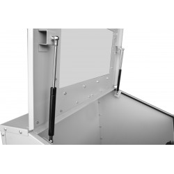 Máquina de jato de areia com cabina de 220 L - abertura superior KDP220TOP