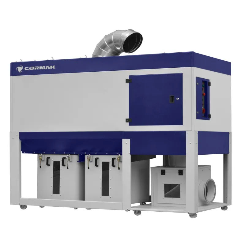 Exaustor industrial para poeiras e aparas de madeira CORMAK DCV8900TC VIBER