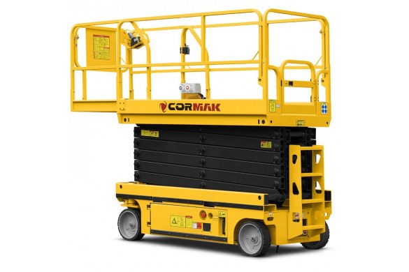 Elevadores de tesoura com cesto CORMAK – trabalhos em altura seguros e eficientes