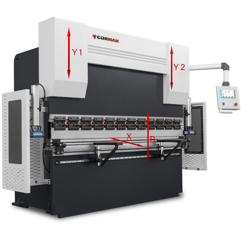 Eixos da prensa de dobra CNC – como funcionam e quais são as suas funções?