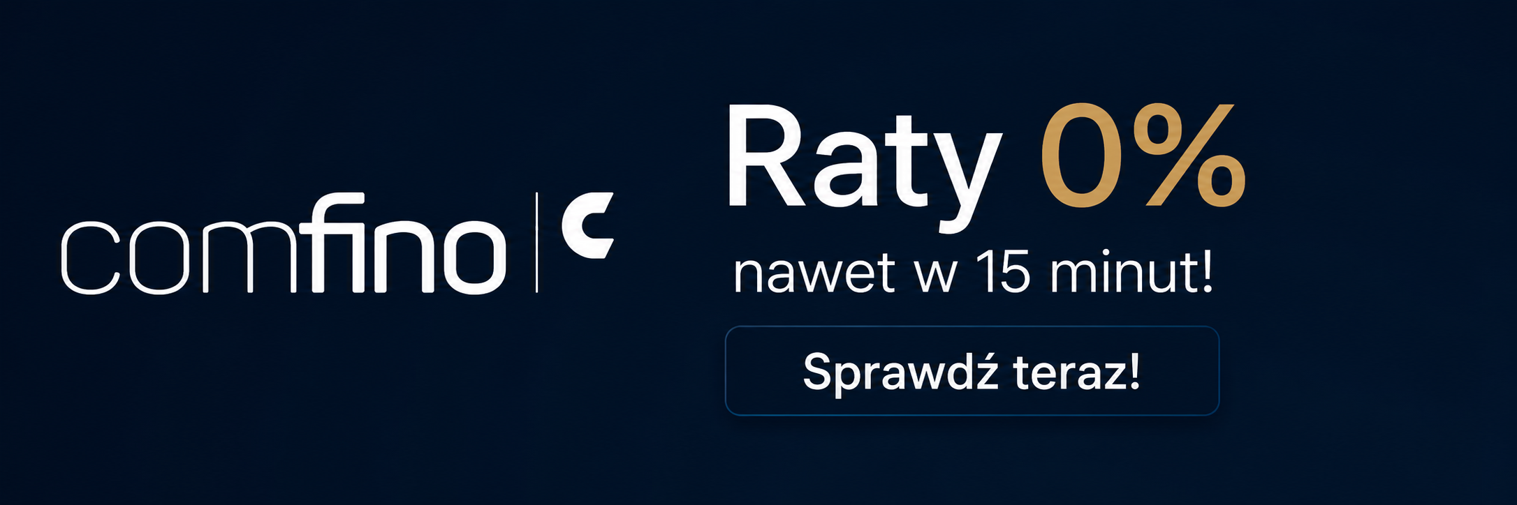 Comfino - Raty 0% nawet w 15 minut